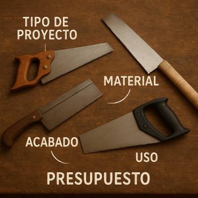 Factores clave para elegir un serrucho - Cómo elegir un serrucho