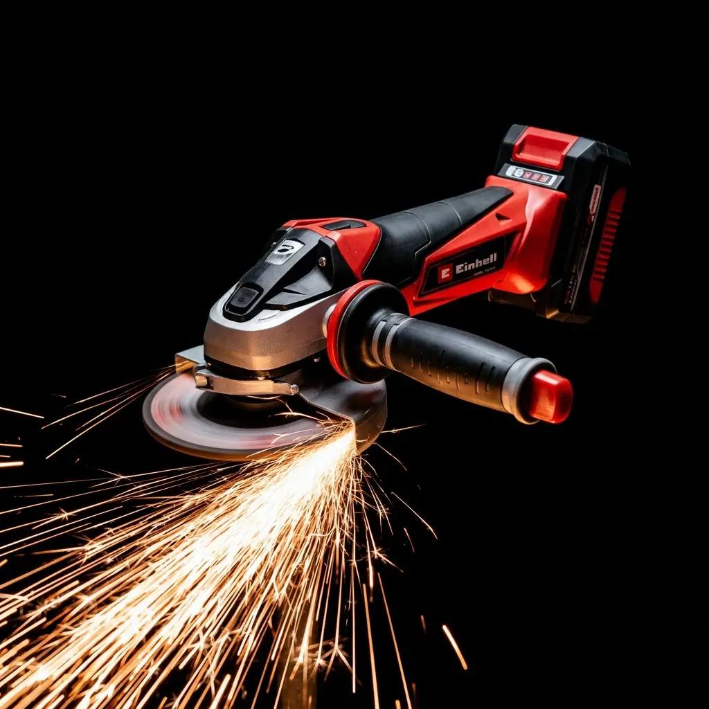 Amoladora angular Einhell TE-AG 18 115 corte desbaste acero piedra Power X-Change