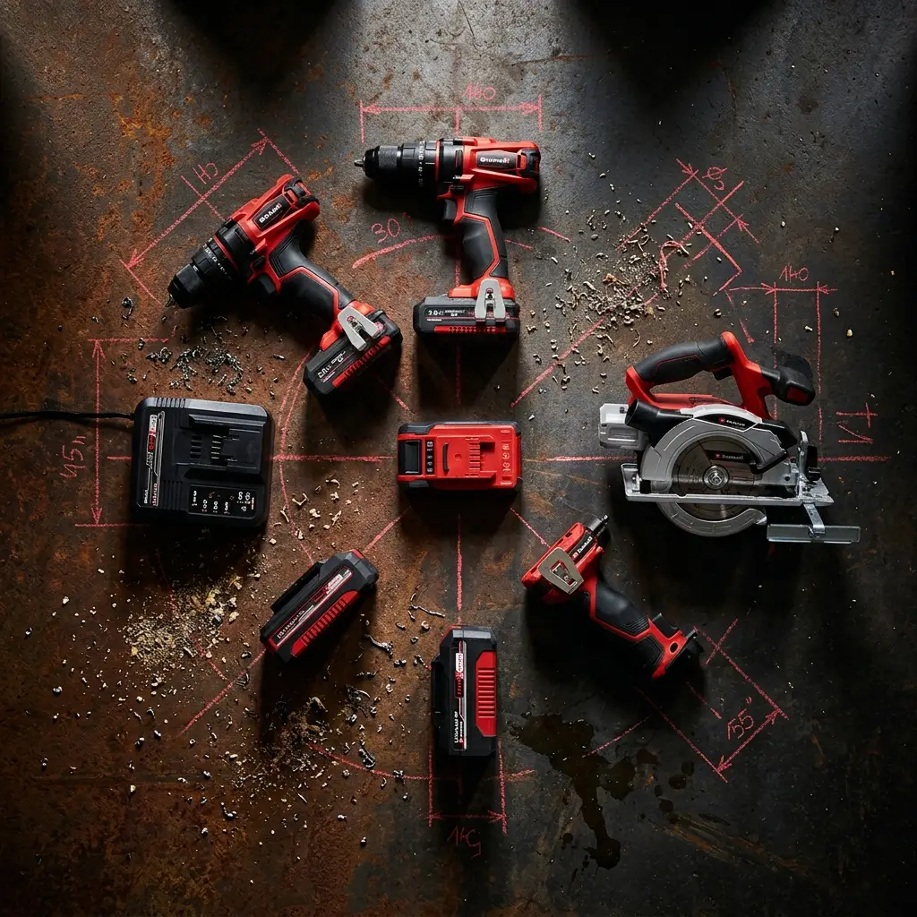 Kit Pack Einhell PXC Starter herramientas completas batería cargador Amazon