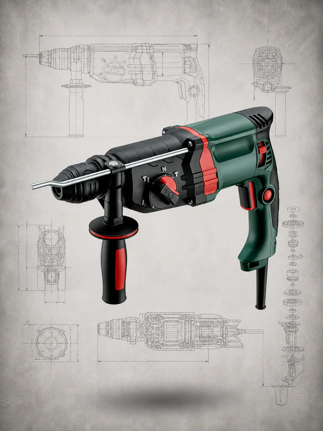 Metabo KHE 2444 martillo perforador