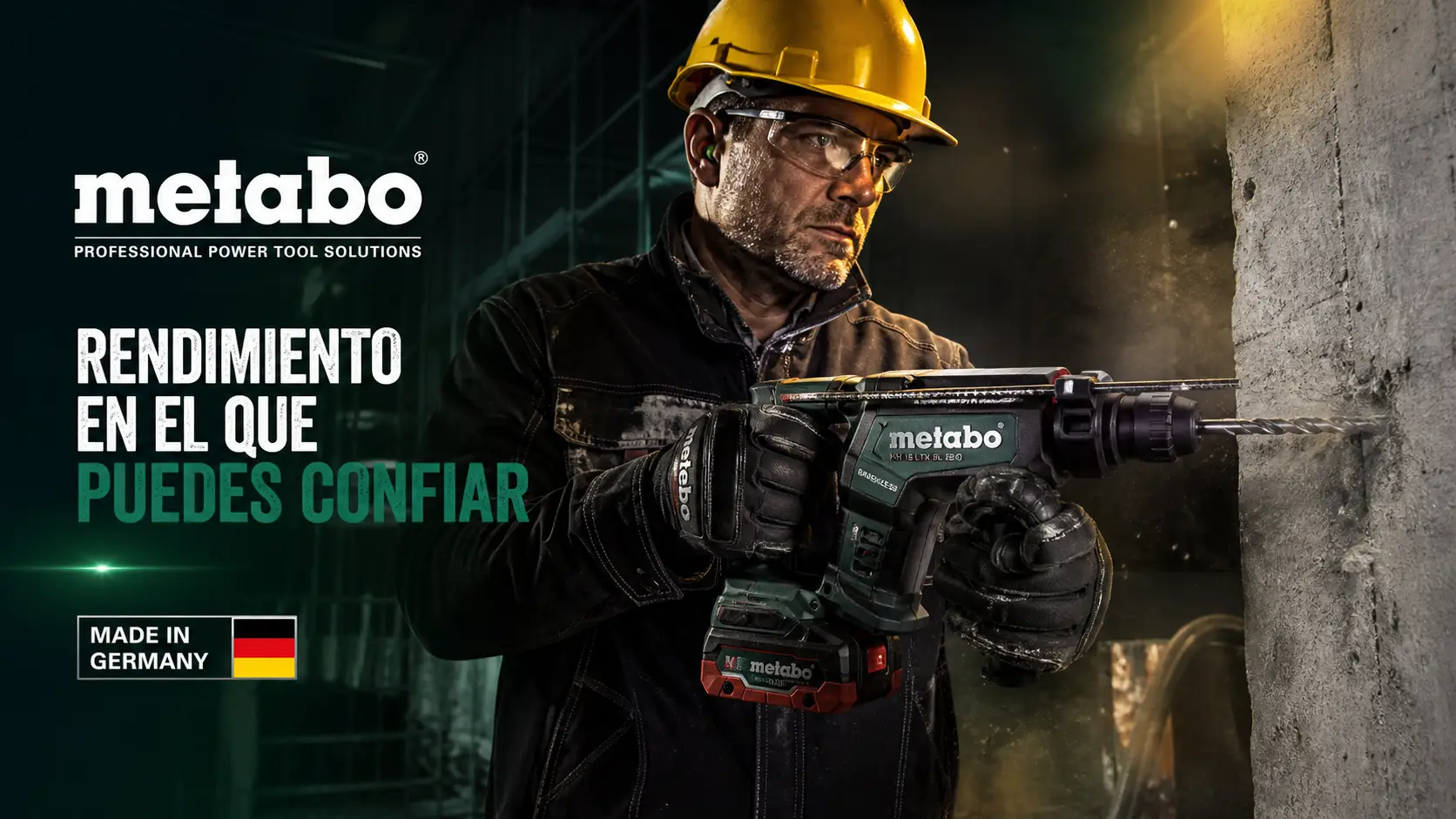 Herramientas Metabo profesionales en acción